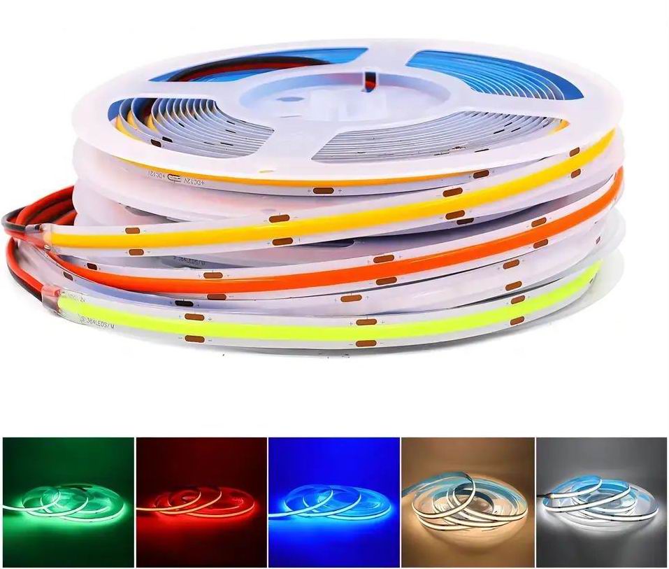 5 meter, 12 volt, 48 watt, IP44, COB LED strip