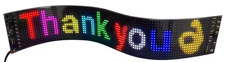 LED lys skilt - USB - fuld farvet . APP styring - 595 x 120 mm + ANGRY EYES