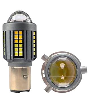 LED forlygtepærer til Scooter / Motorcykel - 10-80v - 25w - BA20D / H6