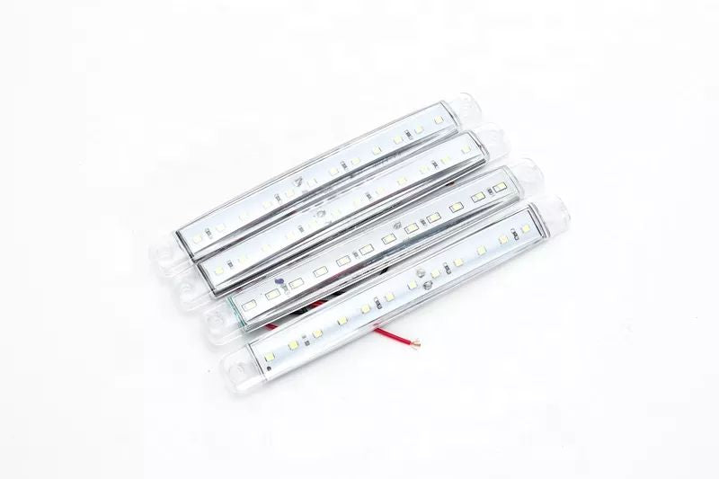 12 LED markeringslygte, 12- 24v - sæt med 12 stk