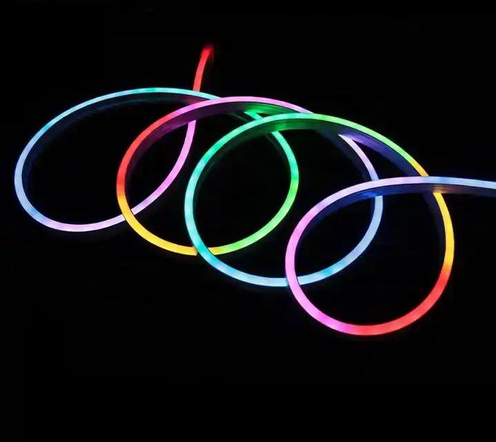 5 meter MAGIC NEON Led strip, 12 volt, 600 LED. KOMPLET SÆT
