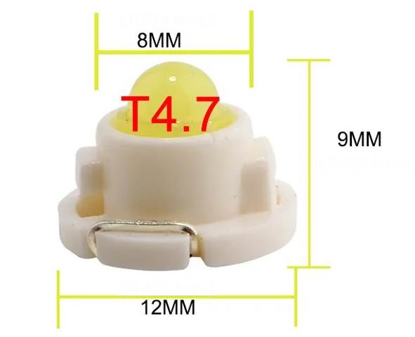 T4.7 LED Instrument pærer - 12v