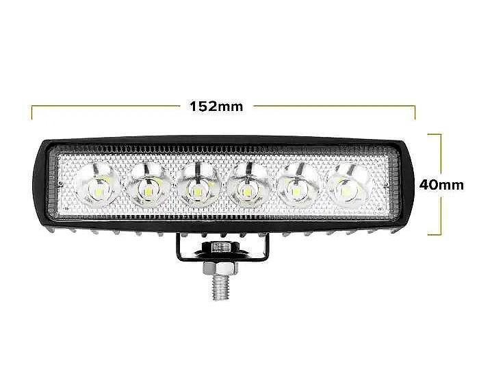 LED køretøjs projektør 18 watt 12/24 volt