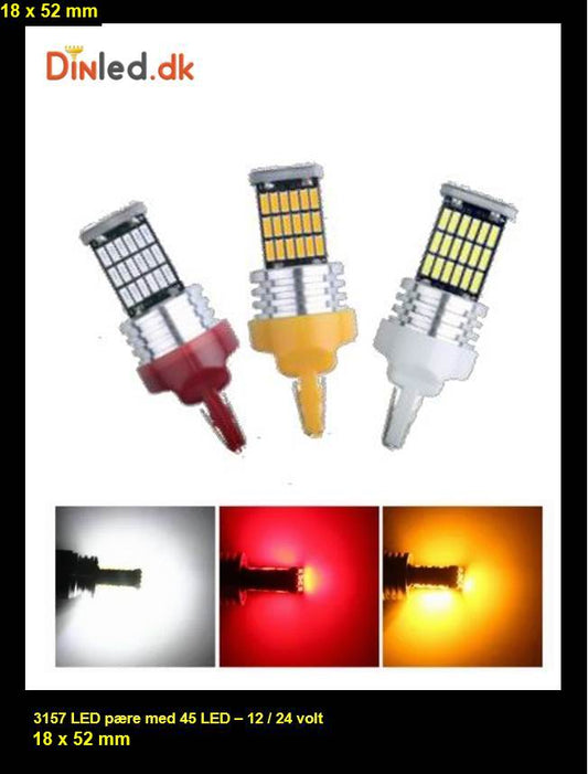 3157 CANBUS LED  pære  12v