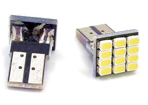 T10 W5W LED pære - 12v