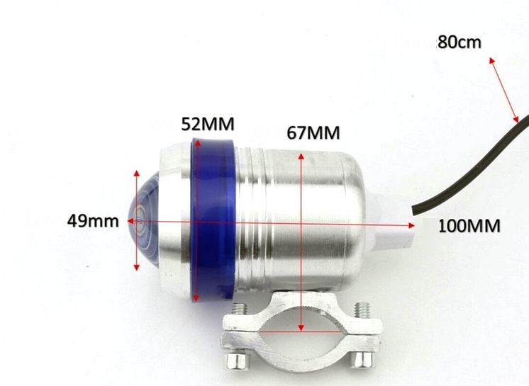 LED projektør 10 watt 12 volt - multifunktion