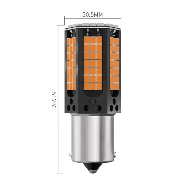 BAU15S 156 LED pære med CANBUS - 12-24v