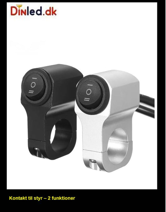 Kontakt til styr med 2 funktioner