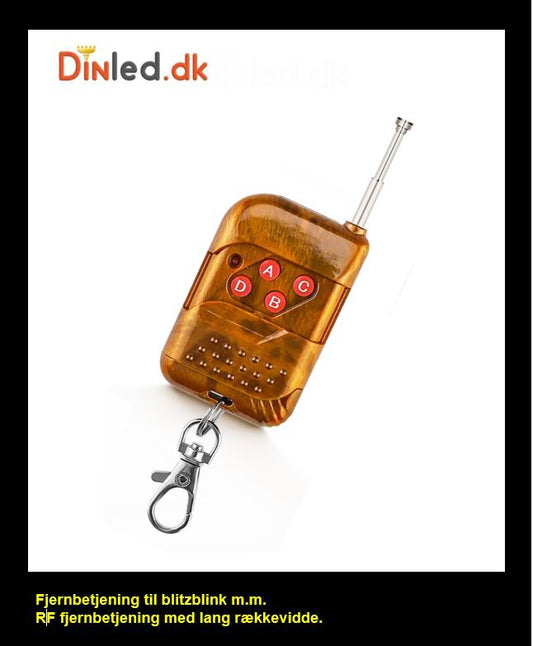 Fjernbetjening til blitzblink / Strobe blink