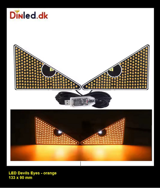 LED Devil Eyes - USB - 133 x 90 mm  - 11 funktioner