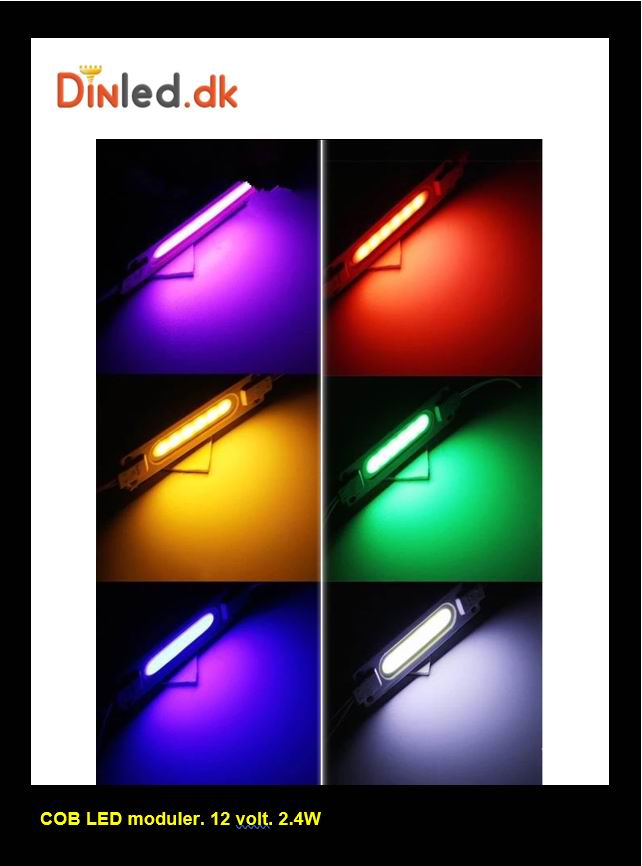 COB LED moduler, 12v