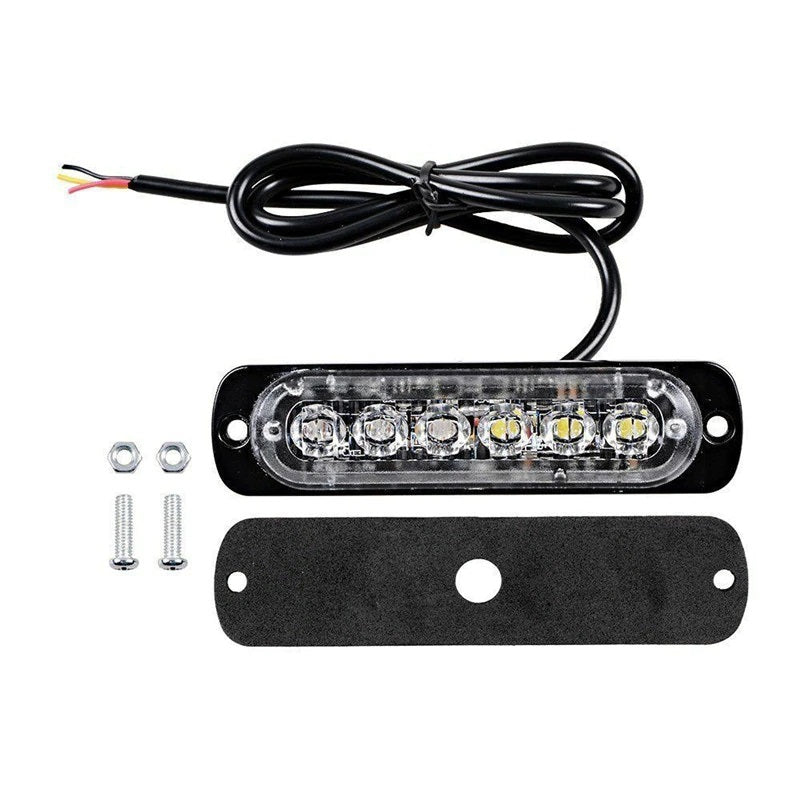 6 LED Blitzblink / strobe blink 12v / 24v - PVC