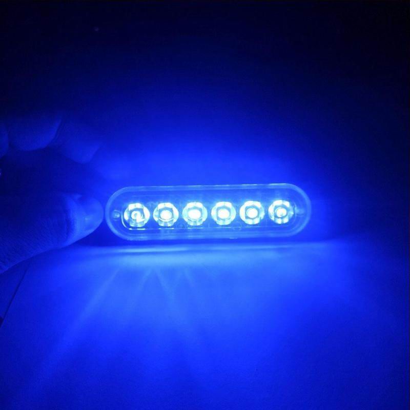 6 LED Blitzblink / strobe blink 12v / 24v - PVC