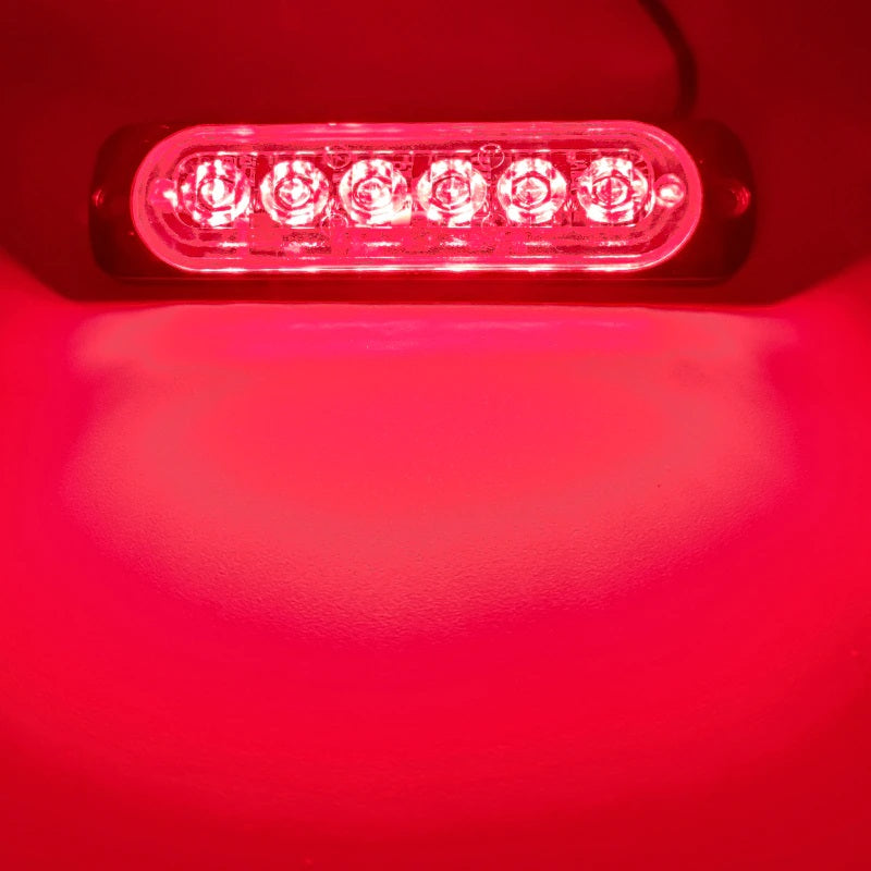 6 LED Blitzblink / strobe blink 12v / 24v - PVC