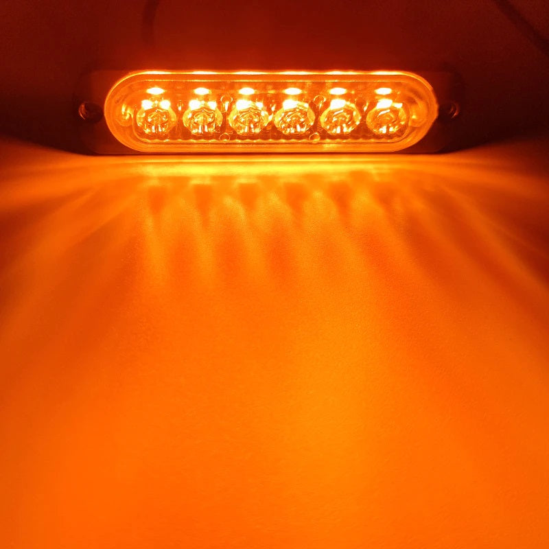 6 LED Blitzblink / strobe blink 12v / 24v - PVC