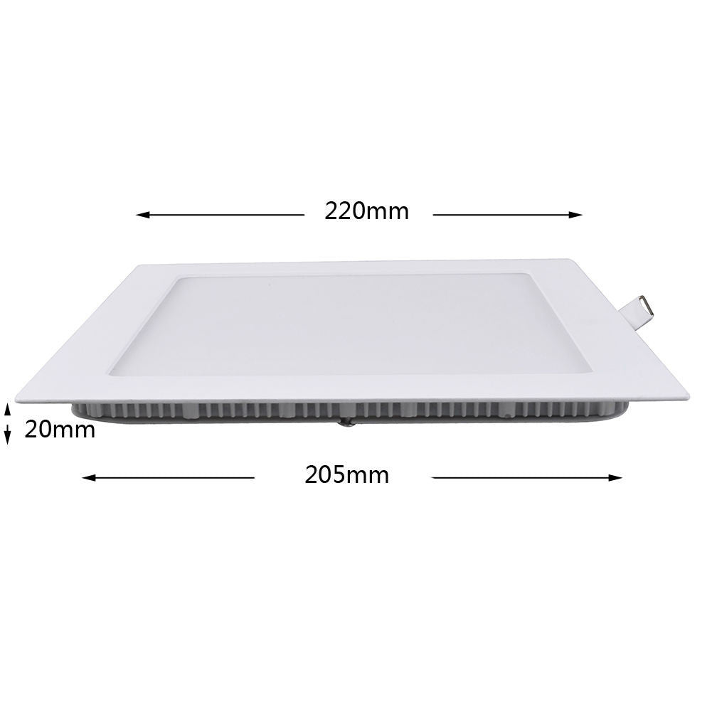 LED Indbygningslys 18w 220v, varmt lys - LAGER RYDNING