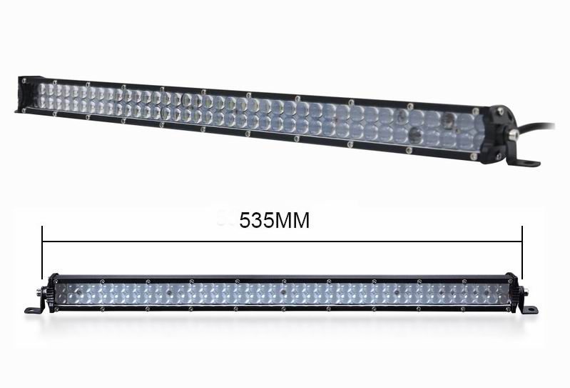 Super slim 60 - 120 - 180 watt 2 rækkers LED Lys bro / lys bar - SPOT
