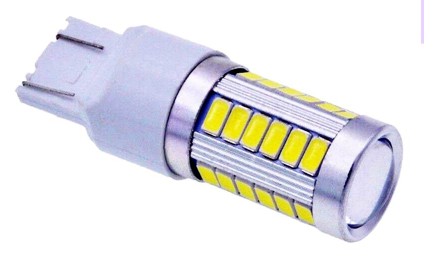 T20 LED pære med  projektor linse - 12v