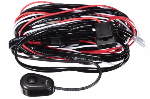 LED Lys bro / lys bar 72 watt 12/24 volt Combo