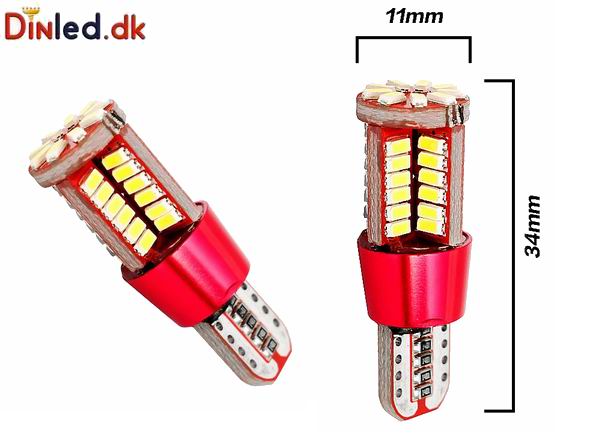 T10 W5W LED pærer - canbus - 12v