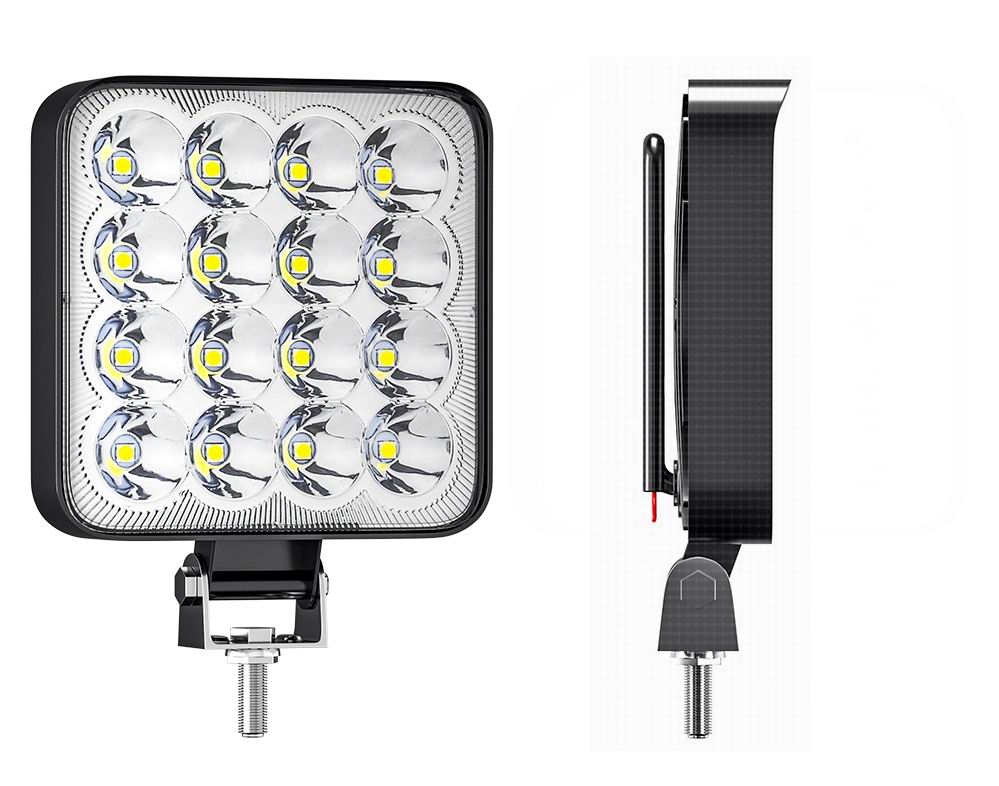 LED køretøjs projektør 32 watt 12/24 volt - Kompakt model