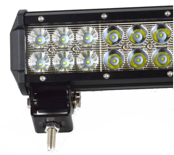 LED Lys bro / lys bar 126 watt 12/24 volt Combo