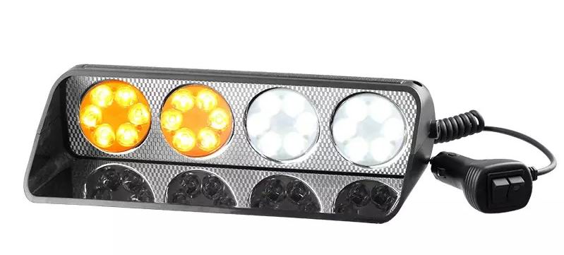 4 x 6 LED Blitzblink / strobe blink blok 12 / 24 volt