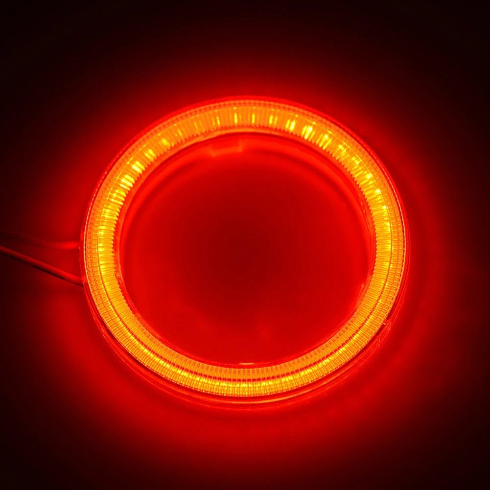 Angel eyes "Halo" - 80mm, sæt med 2 stk. 12/24v