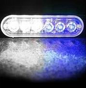 6 LED Blitzblink / strobe blink 12v / 24v - PVC