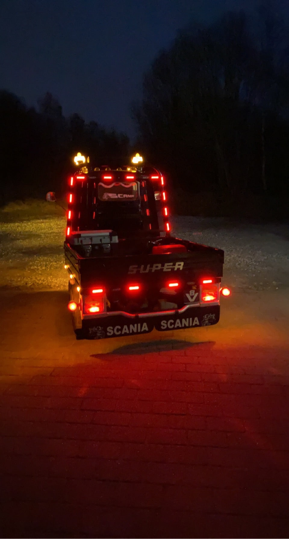6 LED markeringslygte, 12v