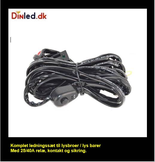 Komplet ledningssæt til LED lys broer / barer / Projektører