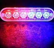 6 LED Blitzblink / strobe blink 12v / 24v - PVC