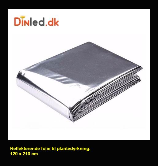 Reflekterende folie til plante dyrkning