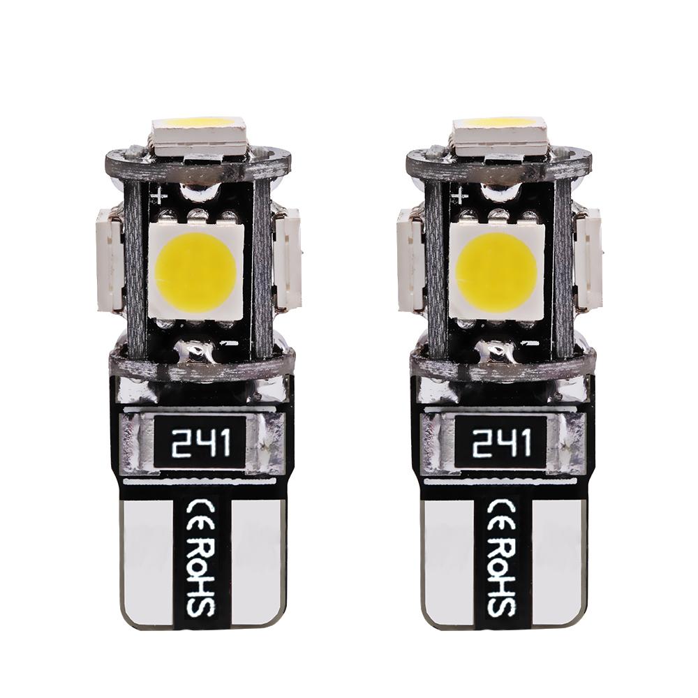 T10 W5W CANBUS LED pære - 12v