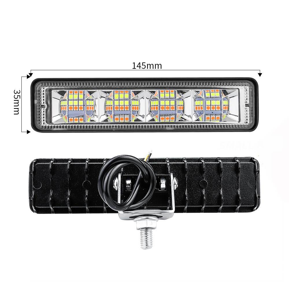 LED køretøjs projektør 24 watt, Hvidt + Gult lys