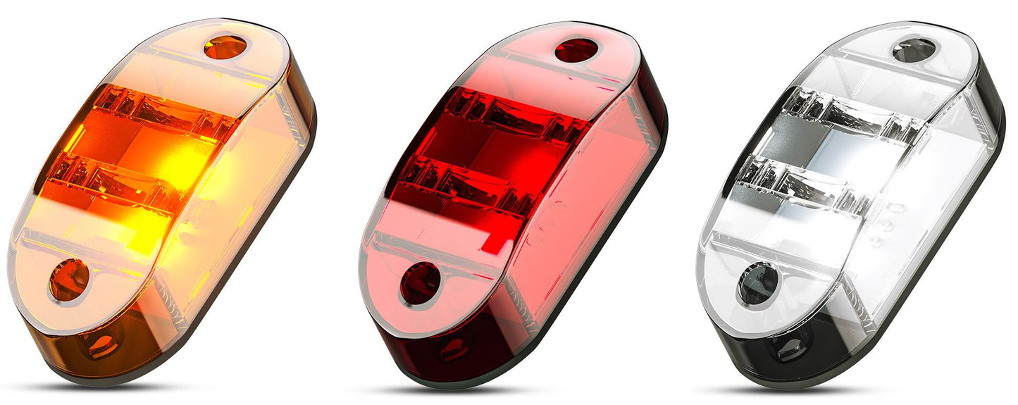 LED markeringslygte, 12 / 24v