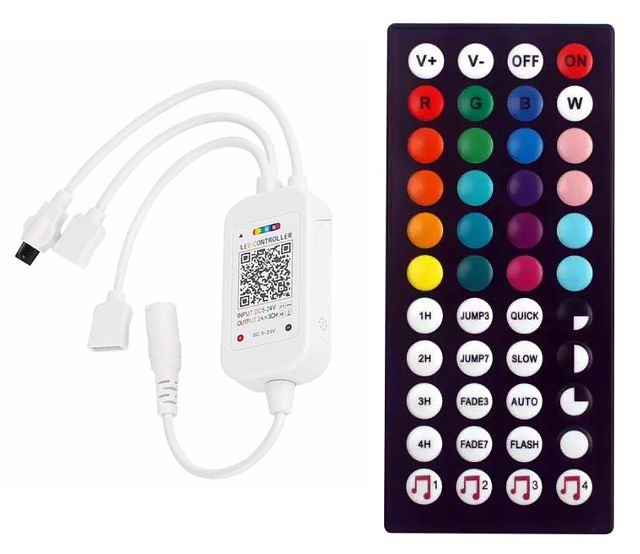 15 meter (3x5 meter), 12 volt, 72 watt, IP65, RGB LED strip - KOMPLET SÆT