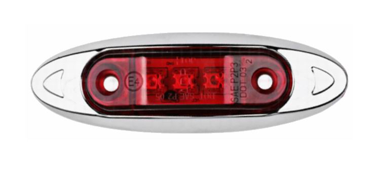 LED markeringslygte, 12 / 24v