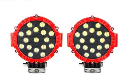 Designer LED køretøjs projektører 51watt 12/24 volt - SPOT