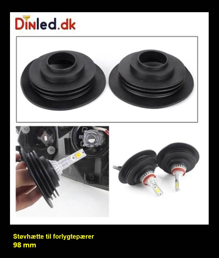 Støvhætte til forlygtepærer