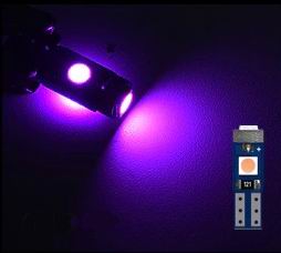 T5 W3W CANBUS LED pære - 12v