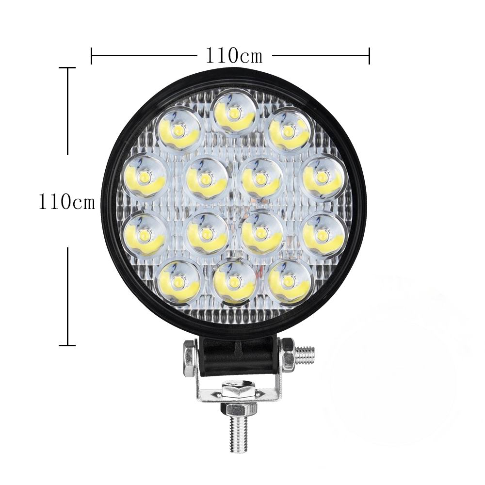 LED køretøjs projektør 14 watt 12 - 24volt - SUPER SLIM