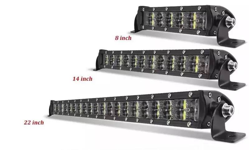 2 Rækkers 6D LED Lys Bro / Lys bar 36 - 72 - 108 watt