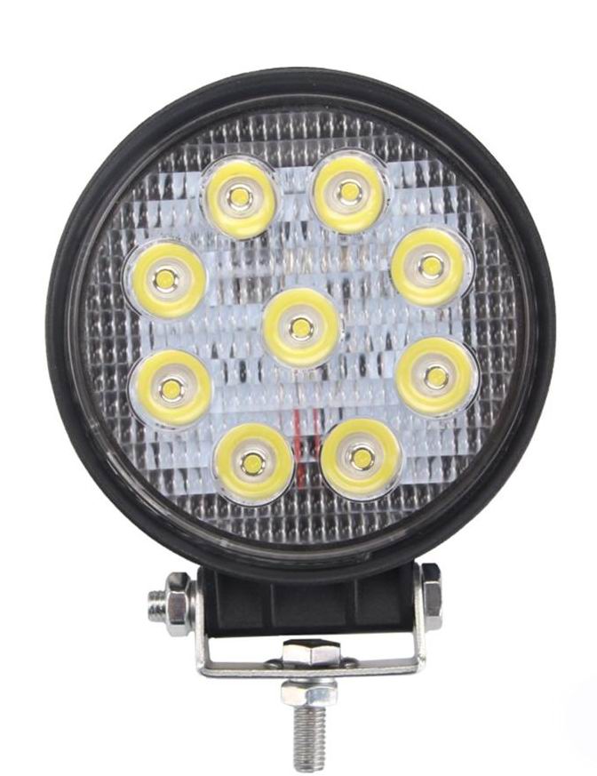 LED køretøjs projektør 27 watt SLIM 12/24 volt