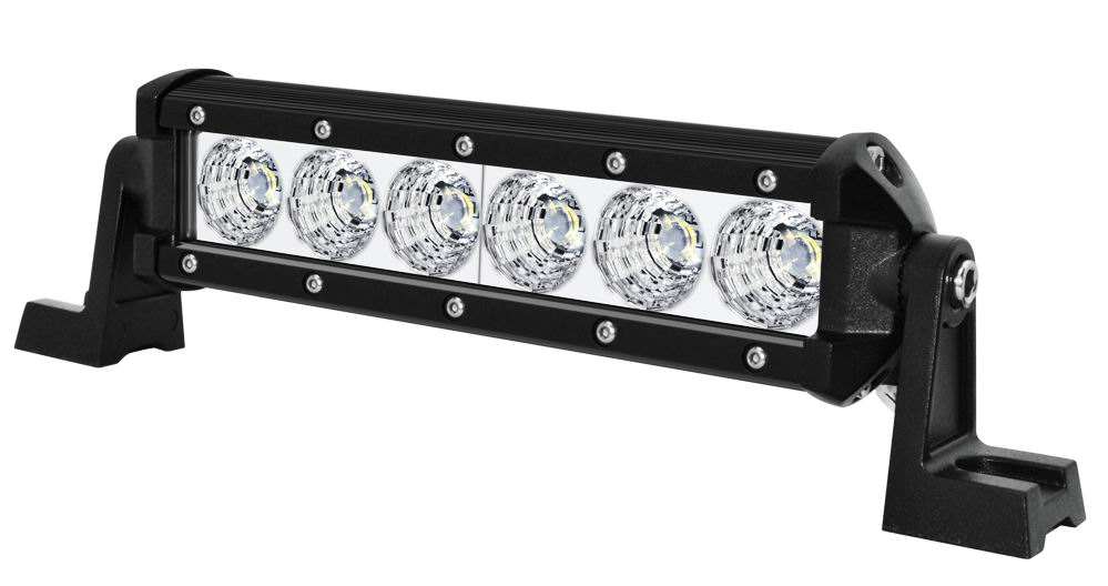 LED køretøjs projektør 18 watt 12/24 volt - Mini LED bar