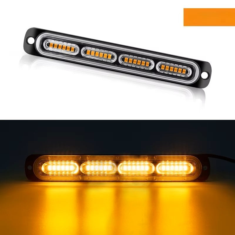 24 LED Blitzblink / strobe blink 12v / 24v - Aflang