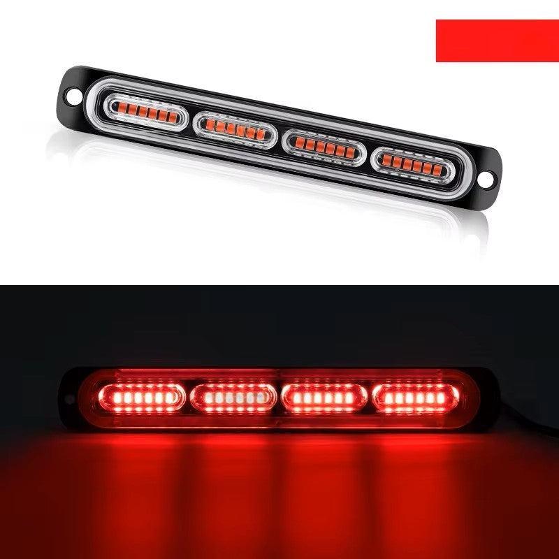 24 LED Blitzblink / strobe blink 12v / 24v - Aflang
