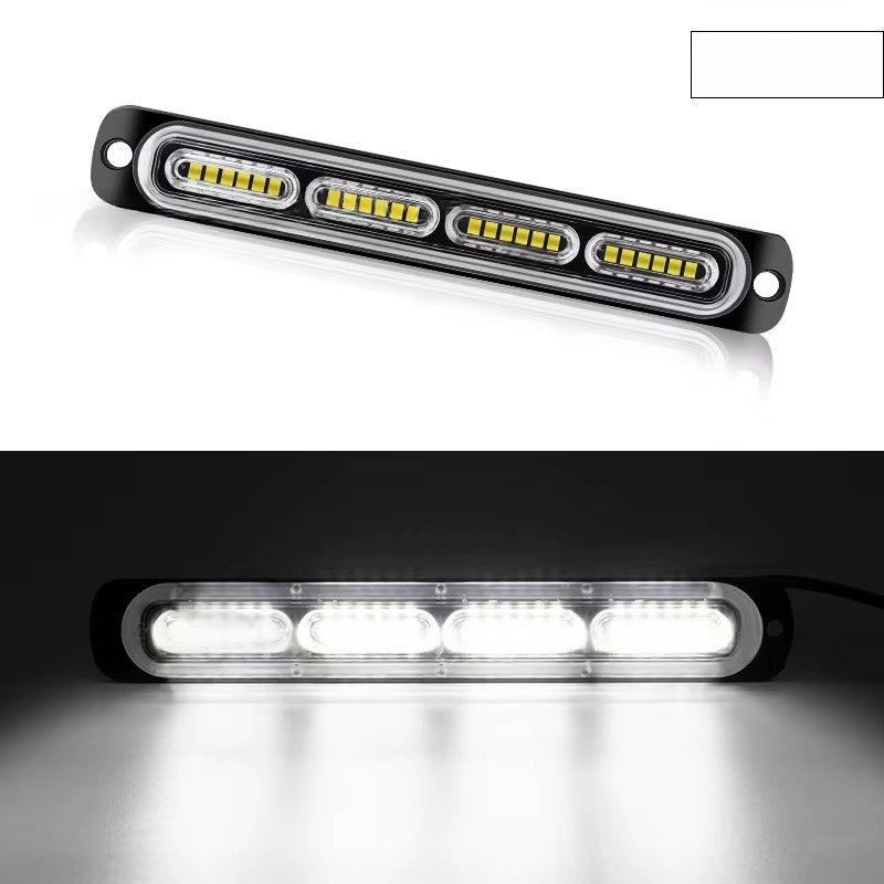 24 LED Blitzblink / strobe blink 12v / 24v - Aflang