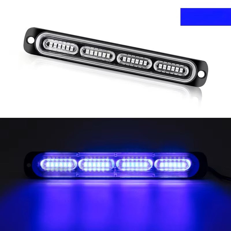 24 LED Blitzblink / strobe blink 12v / 24v - Aflang