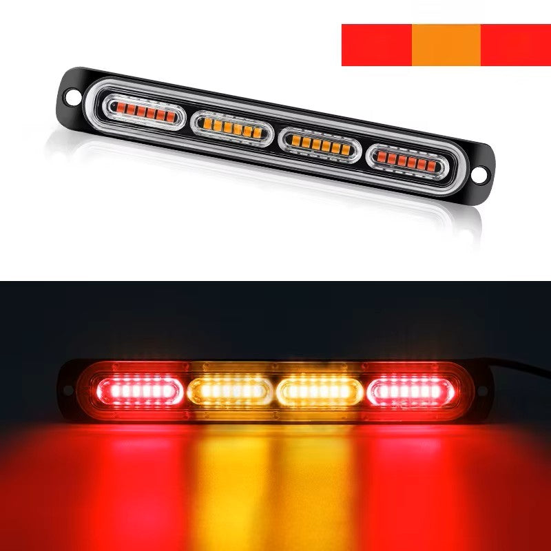 24 LED Blitzblink / strobe blink 12v / 24v - Aflang